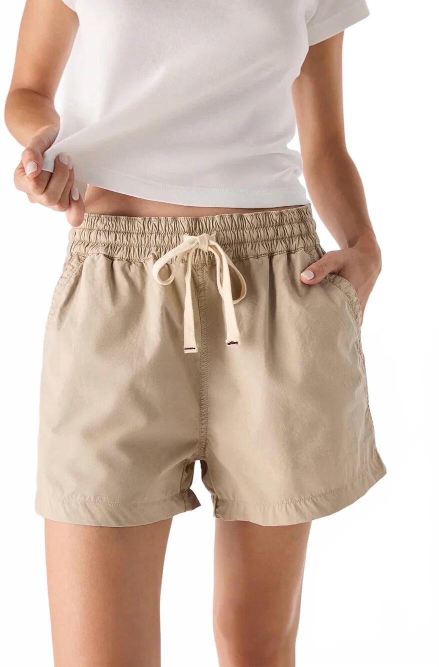 NEW AMO blake drawstring short in haze